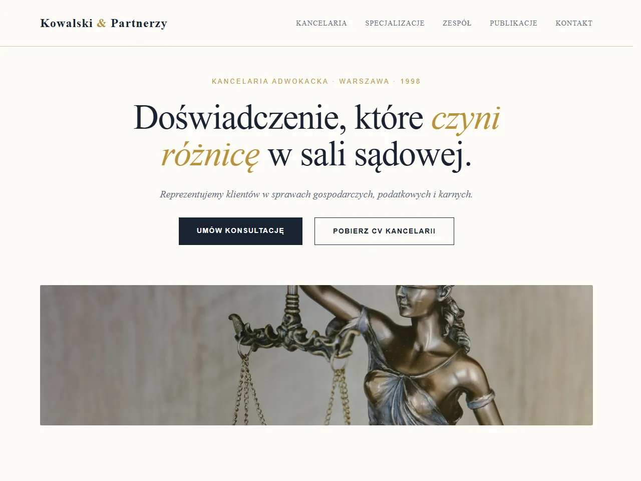 Wizualizacja — Kancelaria prawna